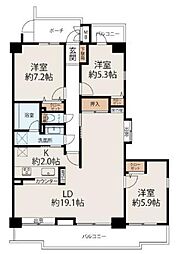 ルイシャトレ越谷大袋 7階