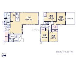 越谷市越ヶ谷5期　2号棟/全2棟　新築戸建