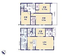 春日部市下蛭田　3号棟/全4棟　新築戸建