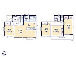 春日部市本田町　A号棟/全2棟　新築戸建