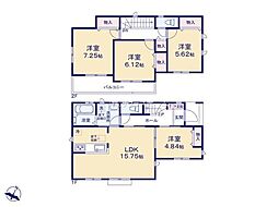 春日部市粕壁東I　C号棟/全3棟　新築戸建