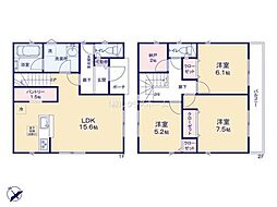 春日部市内牧　2号棟/全2棟　新築戸建