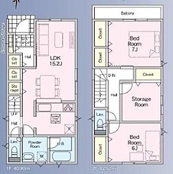 春日部市谷原第3　1号棟/全2棟　新築戸建