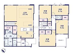 越谷市瓦曽根5期 4号棟/全6棟 新築戸建