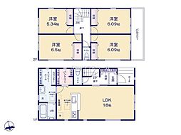 春日部市備後東20期　2号棟/全2棟　新築戸建