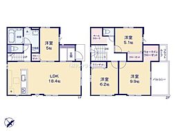 松伏町大字松伏11期　2号棟/全3棟　新築戸建