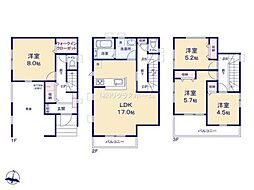 越谷市大字袋山　土地