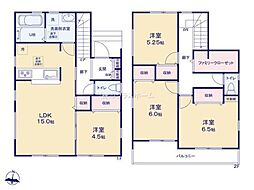 春日部市大沼第3　4号棟/全6棟　新築戸建