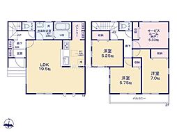 春日部市大沼第3　2号棟/全6棟　新築戸建