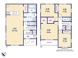 越谷市大字大竹2期　3号棟/全3棟　新築戸建