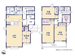 越谷市弥栄町13期　2号棟/全3棟　新築戸建
