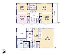 春日部市一ノ割第8 2号棟/全2棟 新築戸建