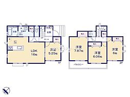 春日部市増戸　Ｂ号棟/全2棟　新築戸建