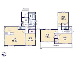 春日部市大沼 A号棟/全3棟 新築戸建