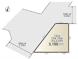 越谷市千間台西　土地