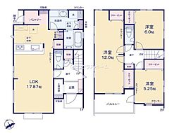 越谷市宮本町　1号棟/全2棟　新築戸建