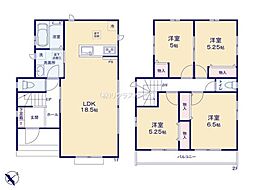 越谷市大字下間久里　Ａ号棟/全7棟　新築戸建