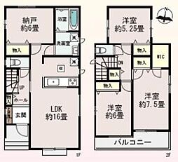 春日部市本田町　Ｂ号棟/全3棟　新築戸建