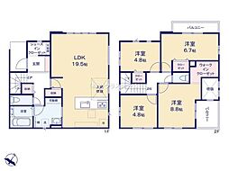 越谷市東越谷15期　1号棟/全2棟　新築戸建