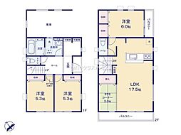 越谷市大字弥十郎3期　新築戸建