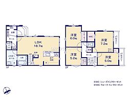 越谷市赤山町3期　新築戸建