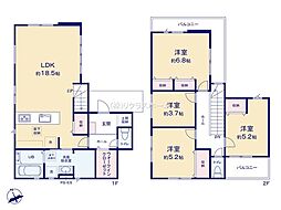 越谷市宮本町19期　新築戸建