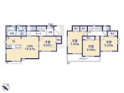 越谷市千間台東　B号棟/全2棟　新築戸建