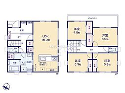 春日部市西金野井3期　1号棟/2号棟　新築戸建