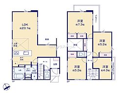 越谷市宮本町16期　新築戸建