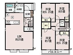 春日部市一ノ割　Ｅ号棟/全8棟　新築戸建