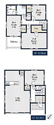 越谷市大字大房　1号棟/全2棟　新築戸建