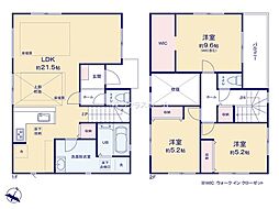 越谷市宮前6期　3号棟/全4棟　新築戸建