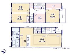 越谷市宮前6期　2号棟/全4棟　新築戸建