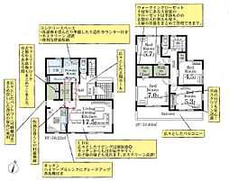越谷市大字袋山　2号棟/全2棟　新築戸建