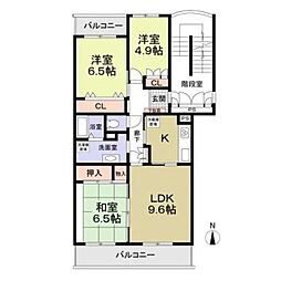 テレパレス中村南　1号棟・2号棟 2101