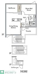 ベルメゾン中村橋ノース　ＮＥ