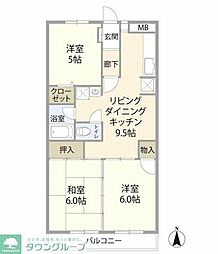 クレインパレス南大泉　Ｂ棟 303