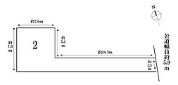 熱田区伝馬227(2)　全2区画　2区画　建築条件なし売土地
