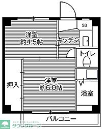 ビレッジハウス亀井野4号棟 (207号室)