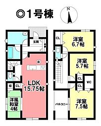 新築戸建 岐阜県羽島市小熊町内粟野　第2全2棟