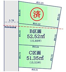 杉並区和田3丁目　売地　残2区画 C号地