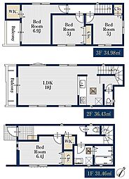 和光市白子2丁目　新築戸建　全1棟