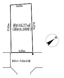 売土地 柏市花野井15期　全1区画