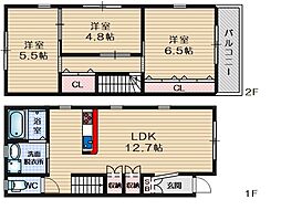 箕面市彩都粟生南2丁目の一戸建て