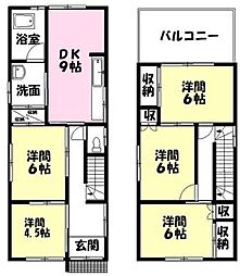 大西小川新町貸家