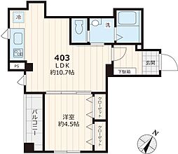 Ｒａｐｐｏｒｔ Ｈ＆Ｓ　ラポールエイチアンドエス 403号室