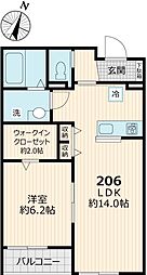 レガリア 206号室