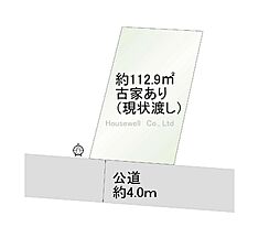 さいたま市見沼区南中野　古屋付き土地