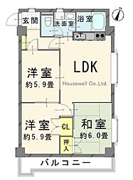 キャッスルマンション新所沢〜ペット可フルリフォーム物件〜 703