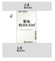 久喜市伊坂北　土地　接道2面物件